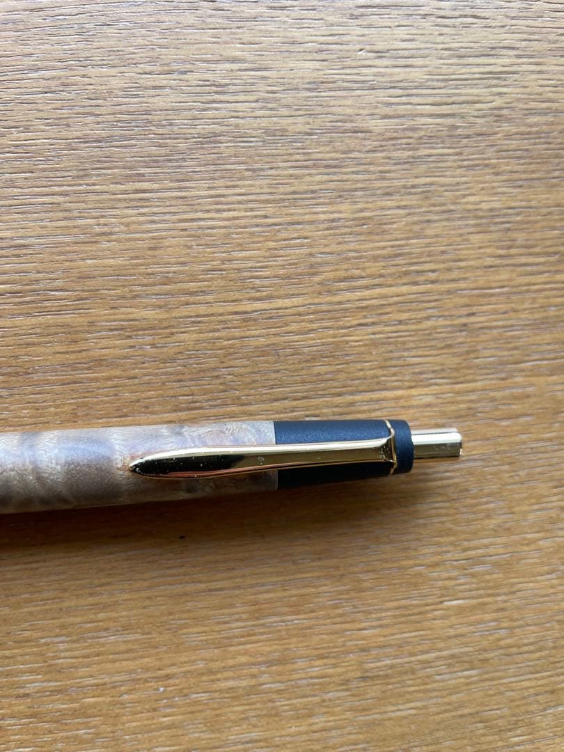 野原工芸　ボールペン　マーブルウッド　旧型