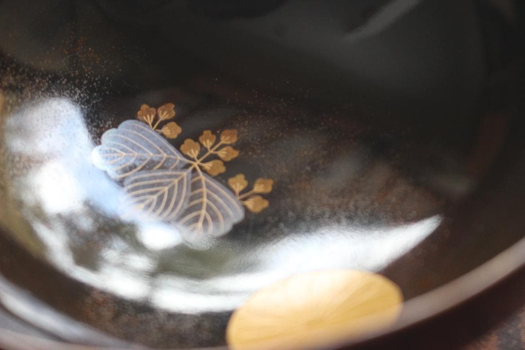 時代逸品！上質紅溜塗に極上高台寺蒔絵の美しいお椀2点（検加賀蒔絵吸物碗蒔絵椀