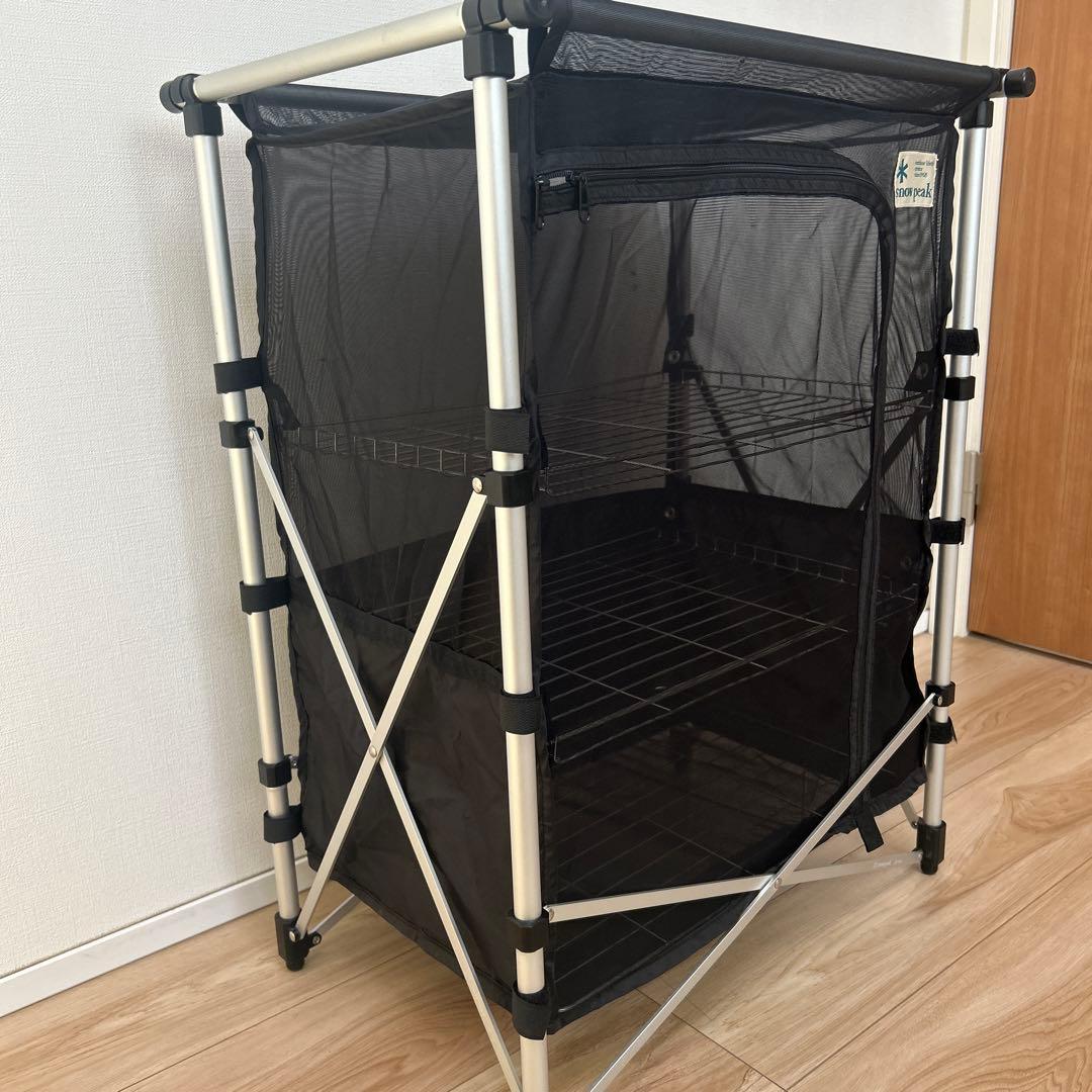  peak スノーピーク　ネットラックスタンド　美品