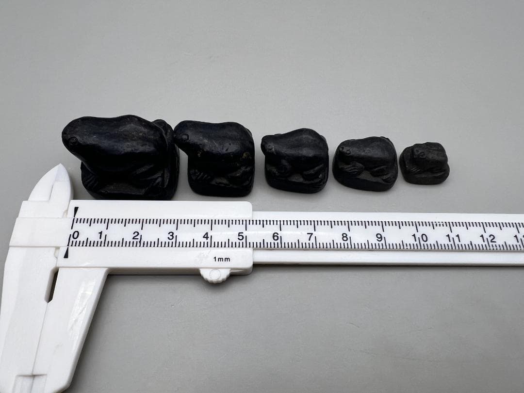【海】超レア　インドの分銅　カエル形　５個セット　銅製　骨董品　時代物