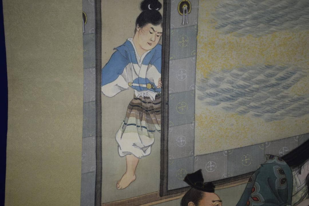 不詳/作者なし/人物図/布袋屋掛軸HG-671