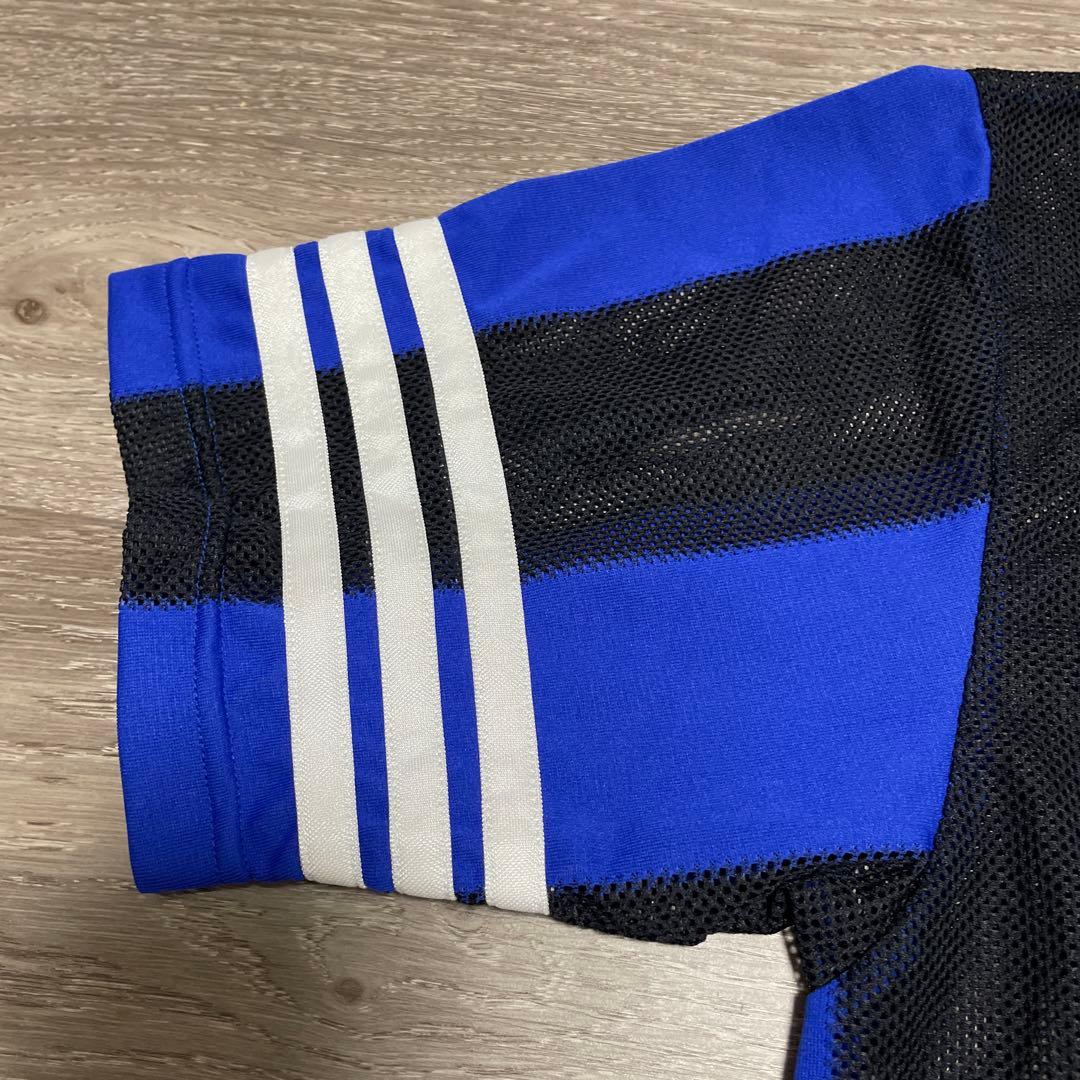 激レア デッドストック80 90s デサント製Adidasトレフォイルロゴシャツ