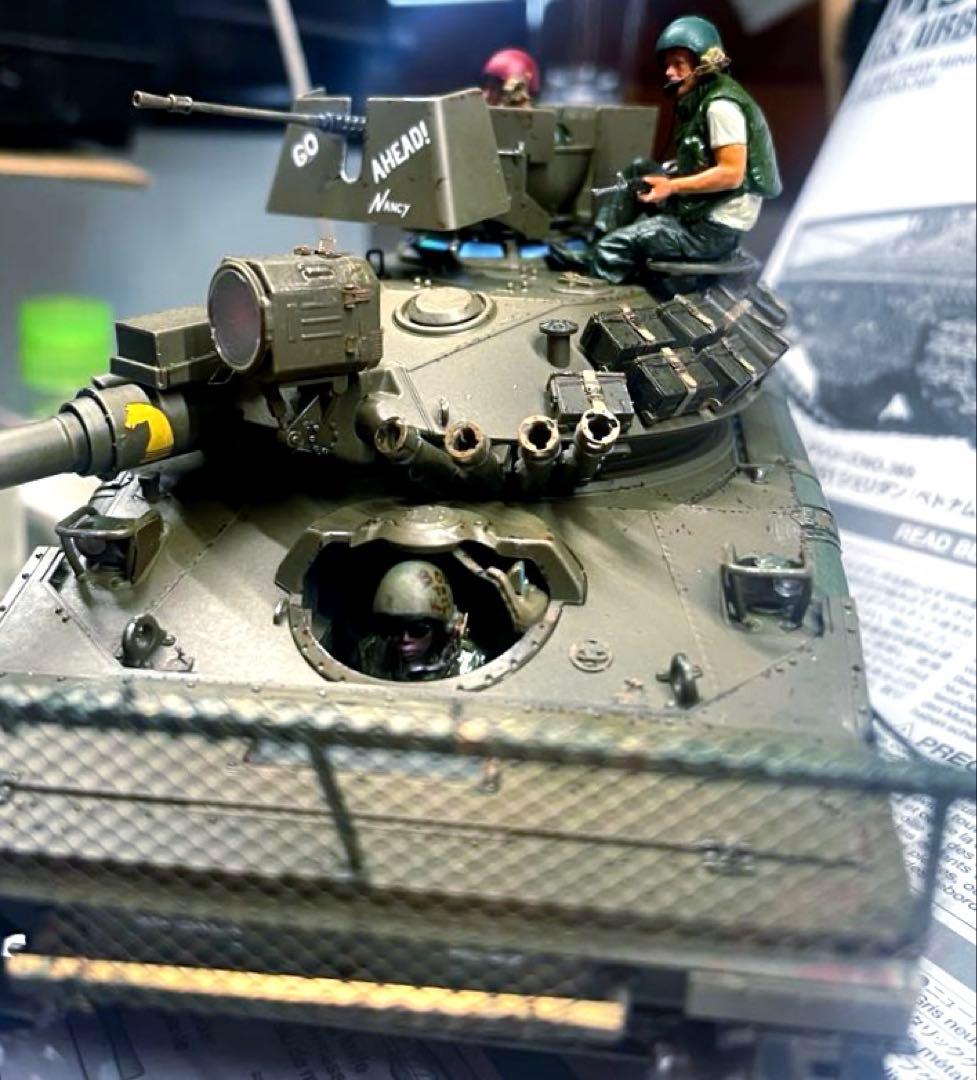 タミヤ1/35M551シェリダン完成模型