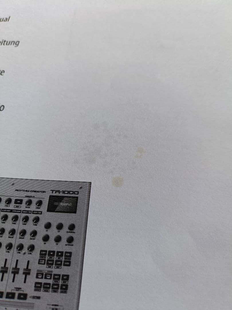 Roland TR-1000 ドラムマシン