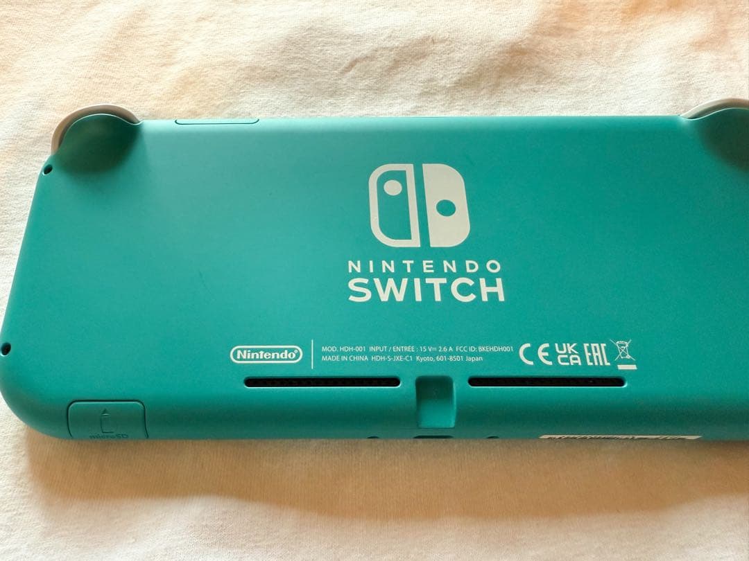 【新品ほぼ未使用】NintendoSwitch Lite ターコイズ 充電器付き