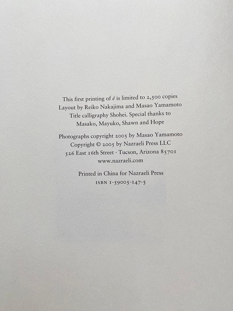 Masao Yamamoto E ゑ 山本昌男