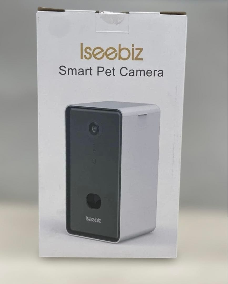 509632 Iseebiz ドッグカメラ 飛び出すおやつ　ホワイト