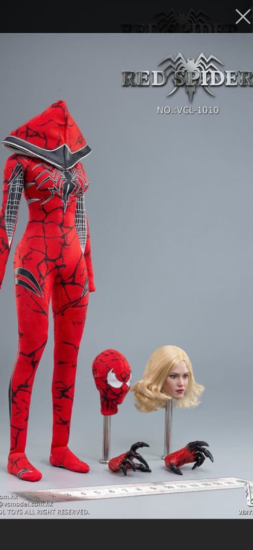 新品ジェシカアルバRED SPIDER フィギュア VCL-1010