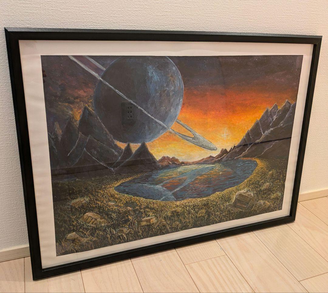 抽象画　絵画　作品名　再出発