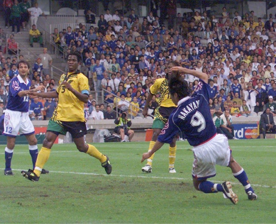 【９８W杯当時物モデル】中山雅史 ＃９ 日本代表 １９９８（H）アシックス