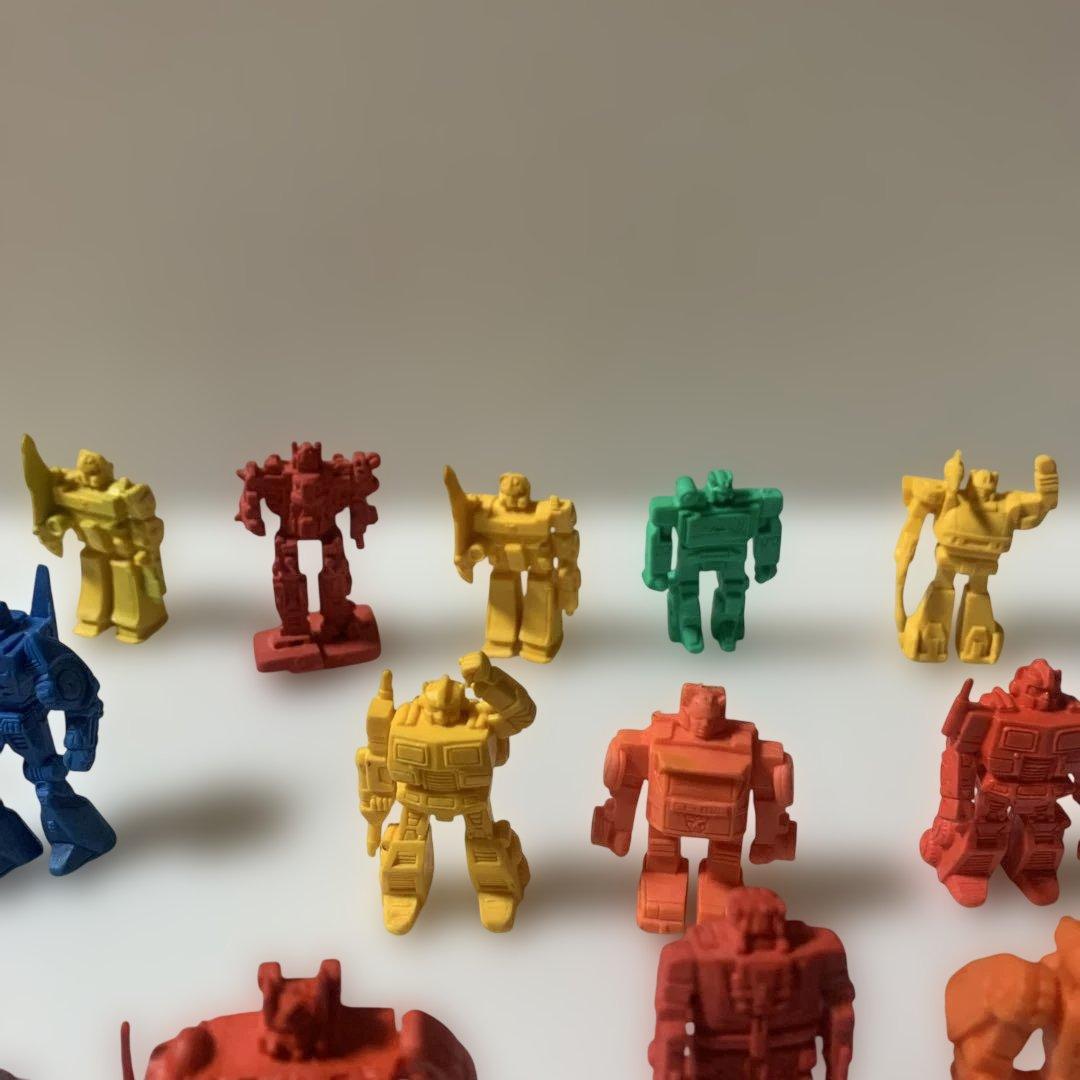 当時物　トランスフォーマー消しゴム13体 ジャンク品