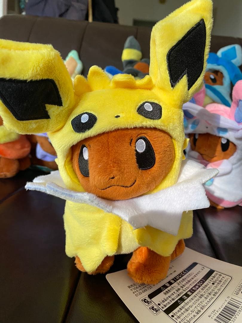 イーブイ　ポンチョ　ぬいぐるみ　8体セット