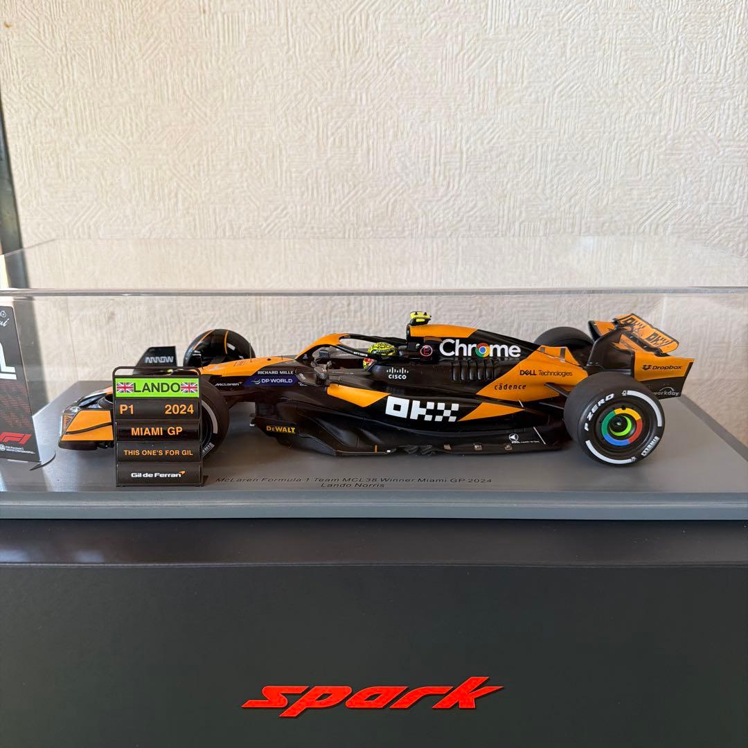 F1ミニカー 2024年マイアミGP ノリス　初勝利
