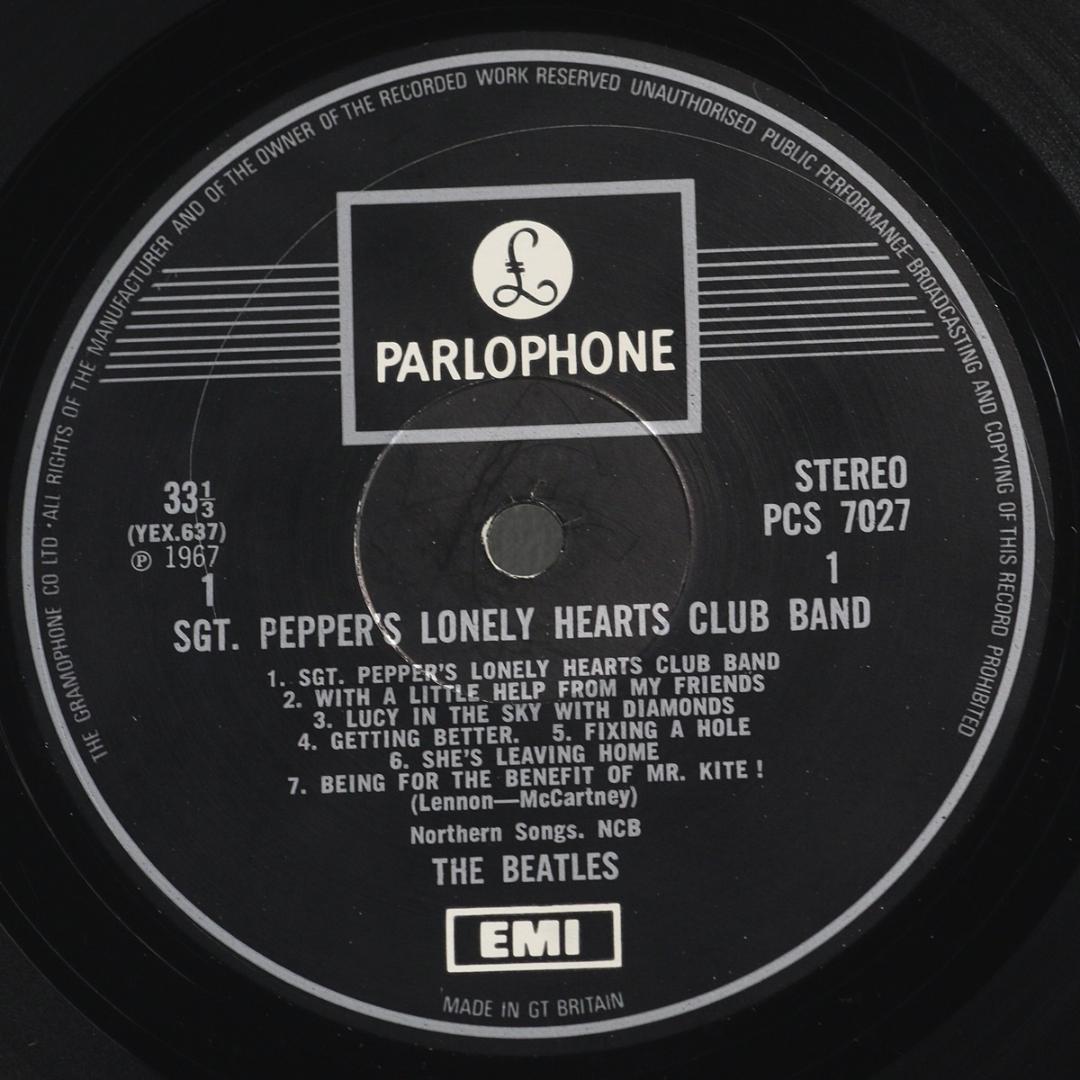 英LP The Beatles Sgt. Pepper's UKオリジ 1st