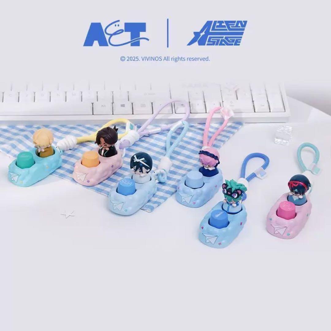 ALIEN STAGE エイリアンステージ　キーキャップ　フルセット　缶バッジ付