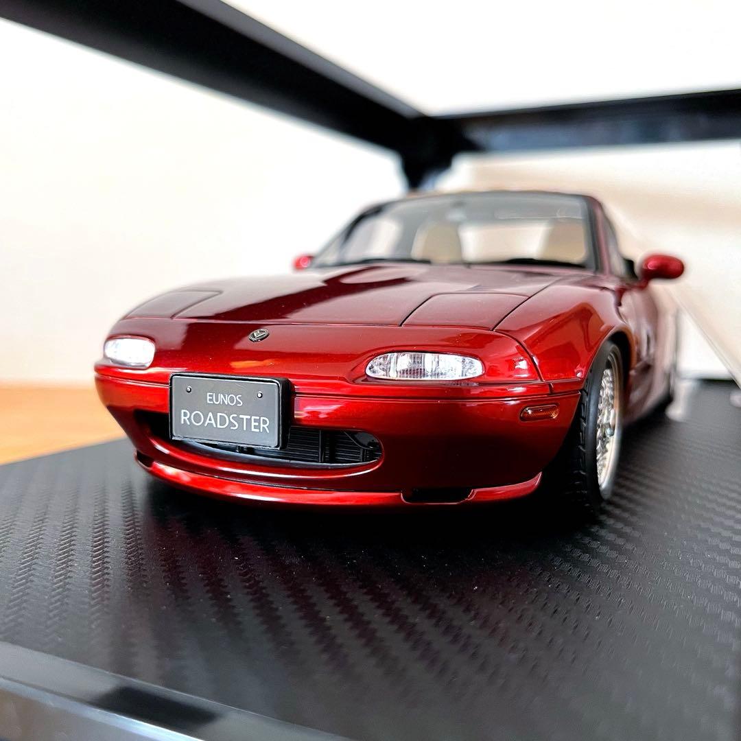 【美品】 イグニッションモデル 1/18 ユーノスロードスター（NA）