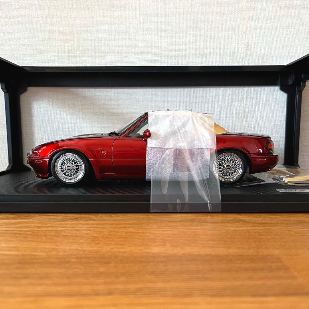 【美品】 イグニッションモデル 1/18 ユーノスロードスター（NA）