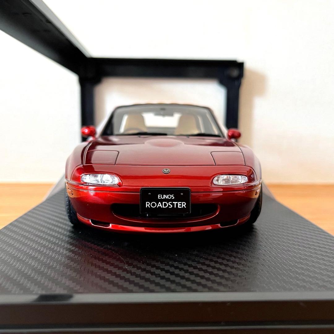 【美品】 イグニッションモデル 1/18 ユーノスロードスター（NA）