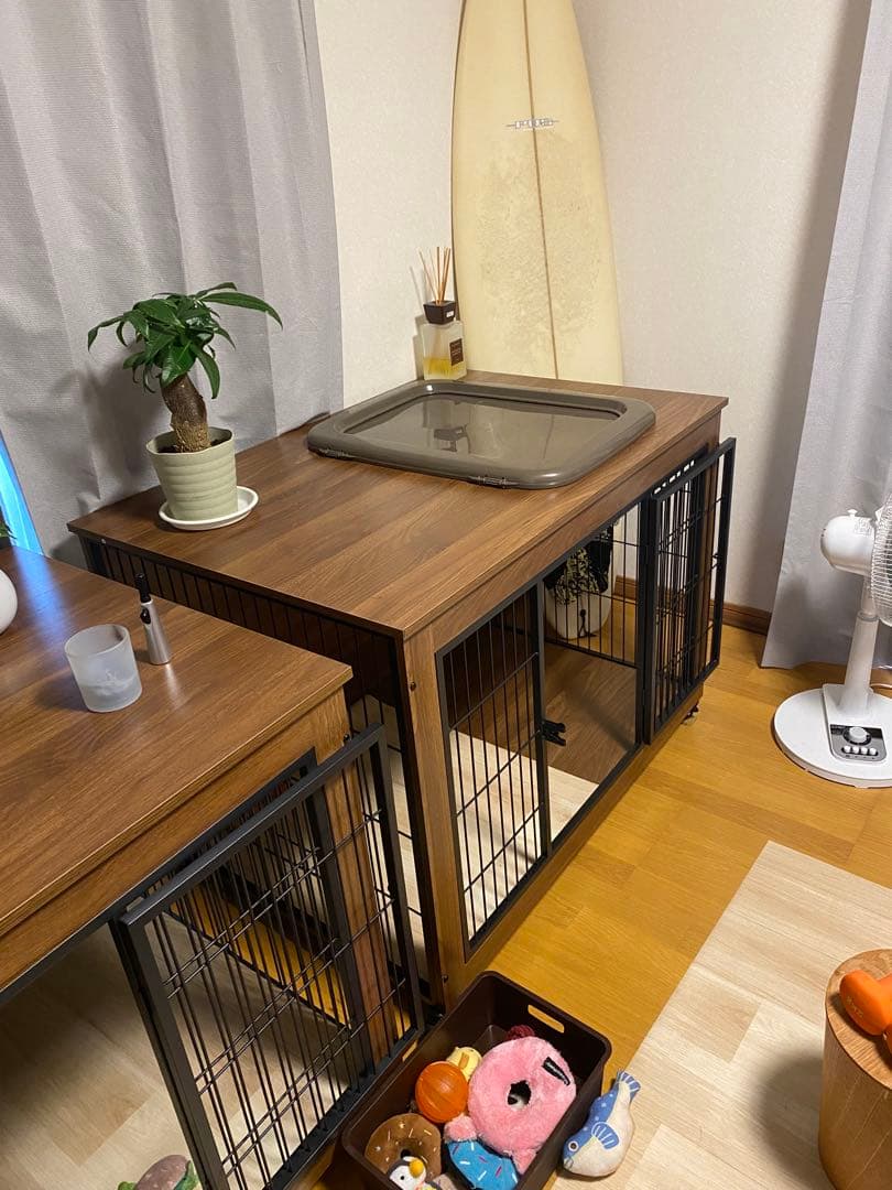 大型犬・中型犬・小型犬用木製ケージ