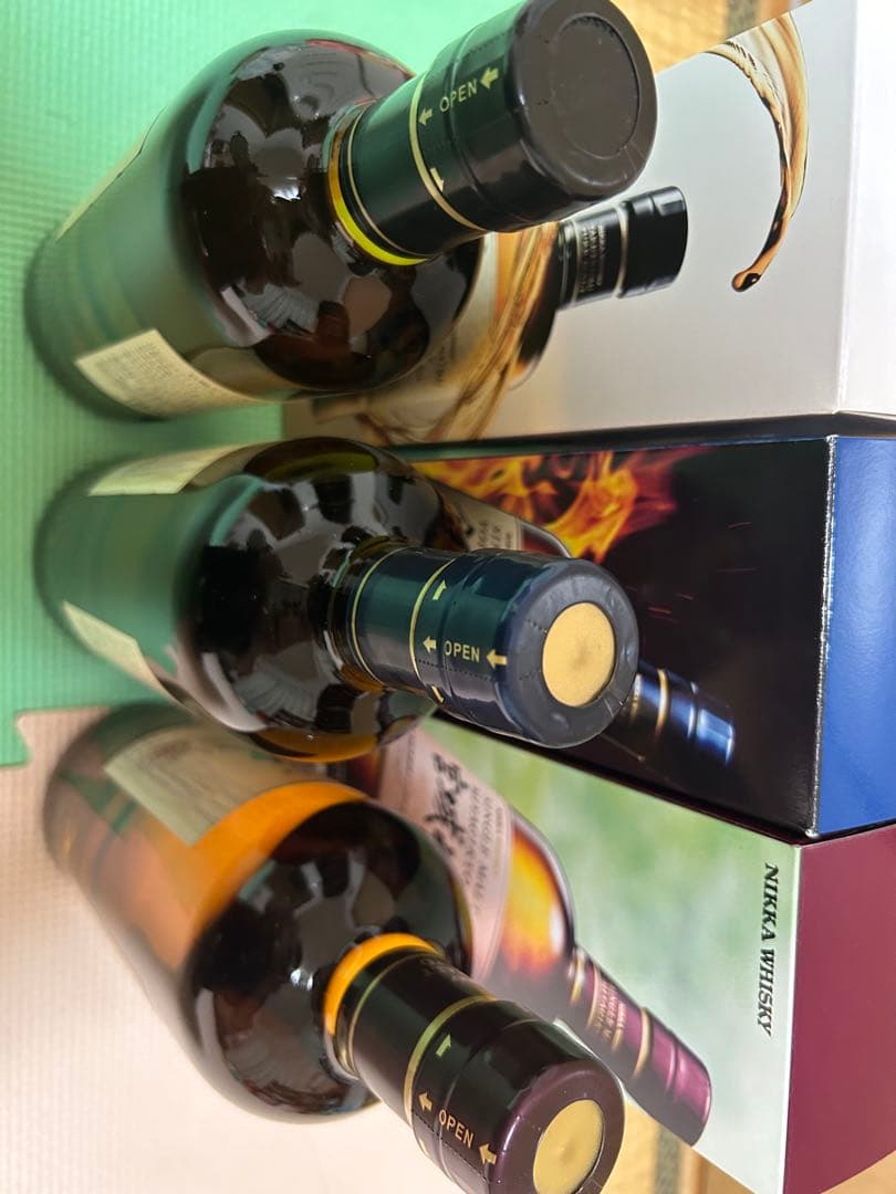 竹鶴700ml 余市700ml 宮城峡700ml 全て化粧箱付き