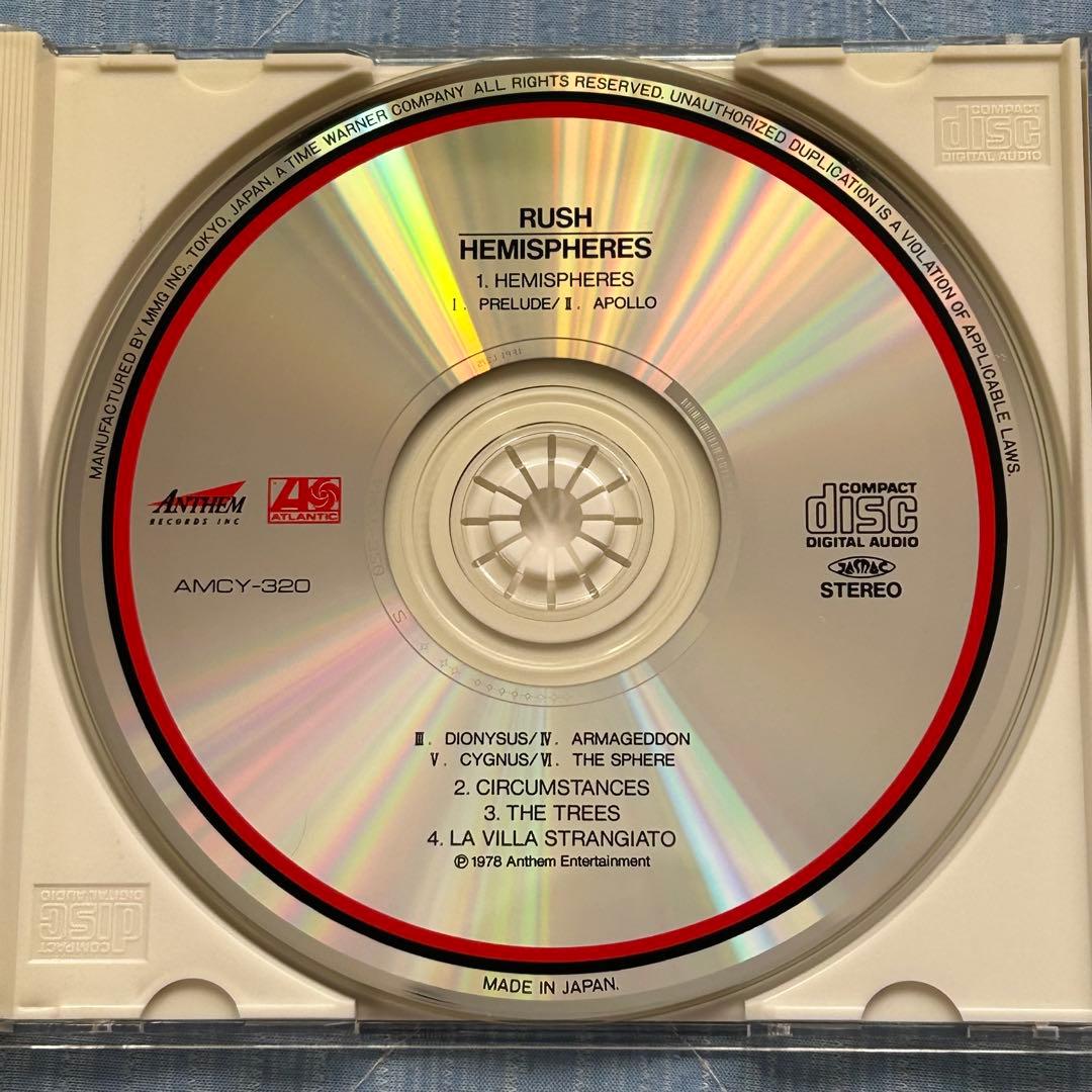 Rush Moving Pictures CD 1981 他全5枚セット