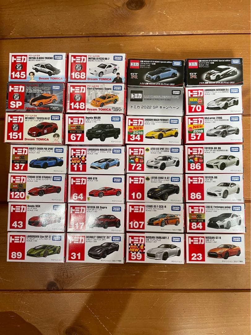 トミカ/ホットウィール 110台+ジオラマセット