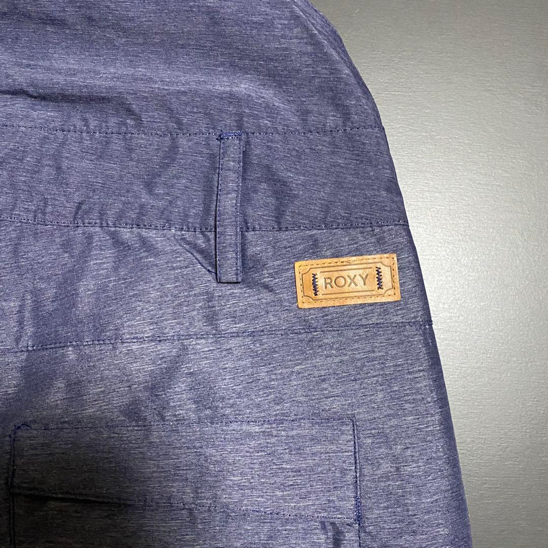 極美品 ROXY スノーボード ビブパンツ 中綿 裏起毛 レディース Sサイズ