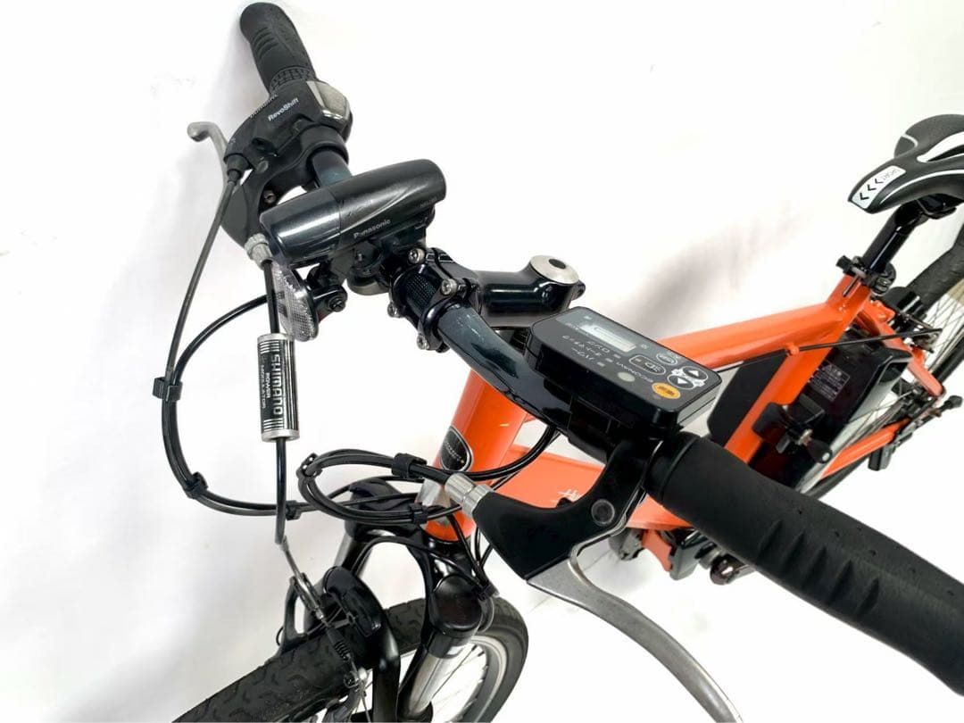 【即乘】送料無料Panasonic電動自転車17.6Ah 押し5点灯動作確認済