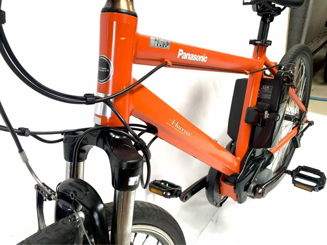 【即乘】送料無料Panasonic電動自転車17.6Ah 押し5点灯動作確認済