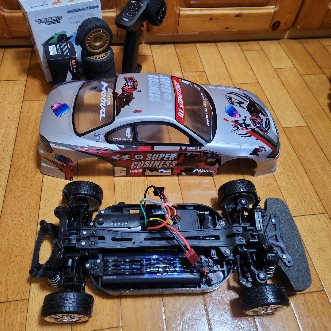 ■専用■　タミヤ ドリフト ラジコン フルセット　TT01　typeE シルビア