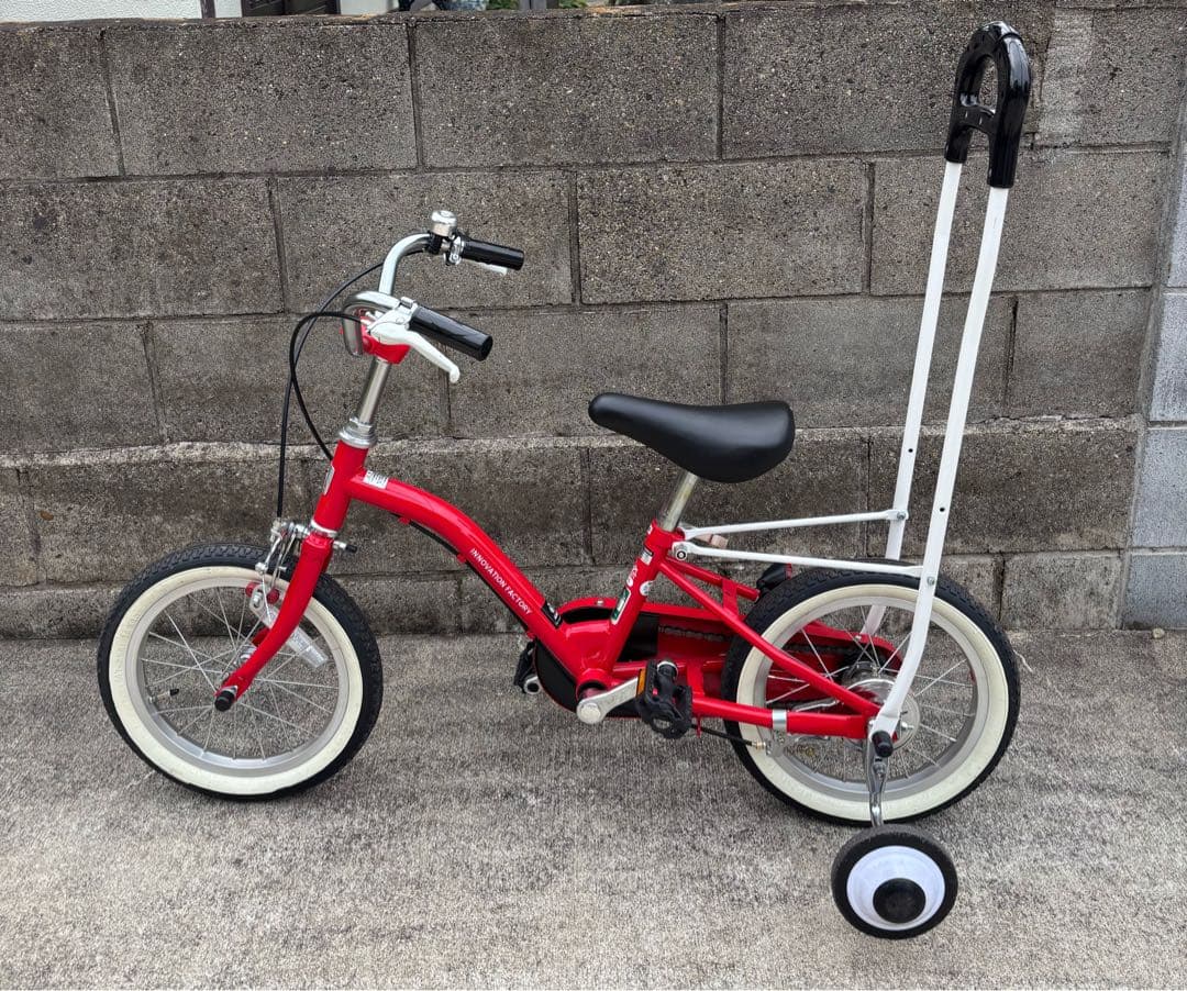 INNOVATION FACTORY 幼児用自転車 14インチ 赤