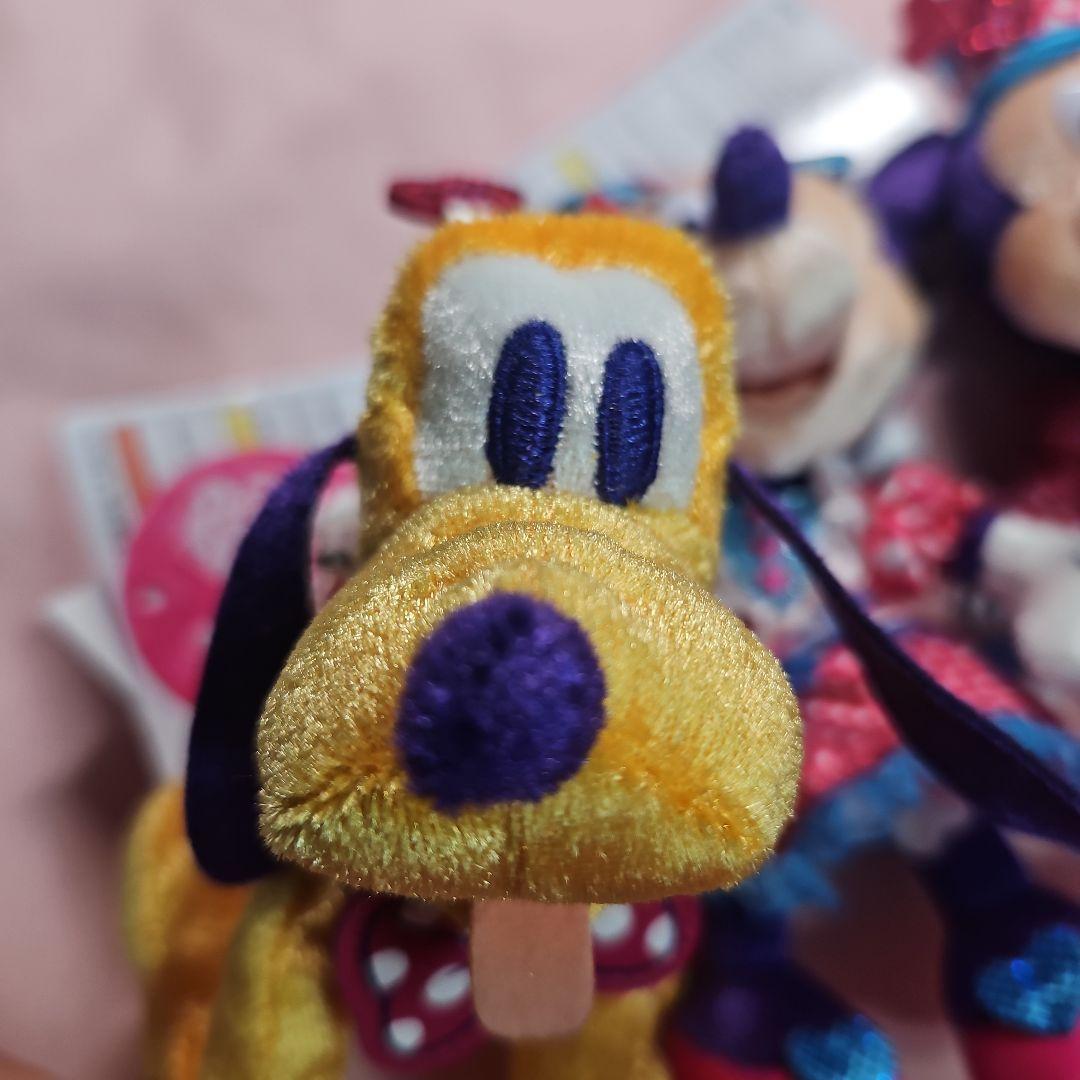ミッキー・ミニー・プルート ぬいぐるみセット　ミニパル　ディズニー　ぬいば