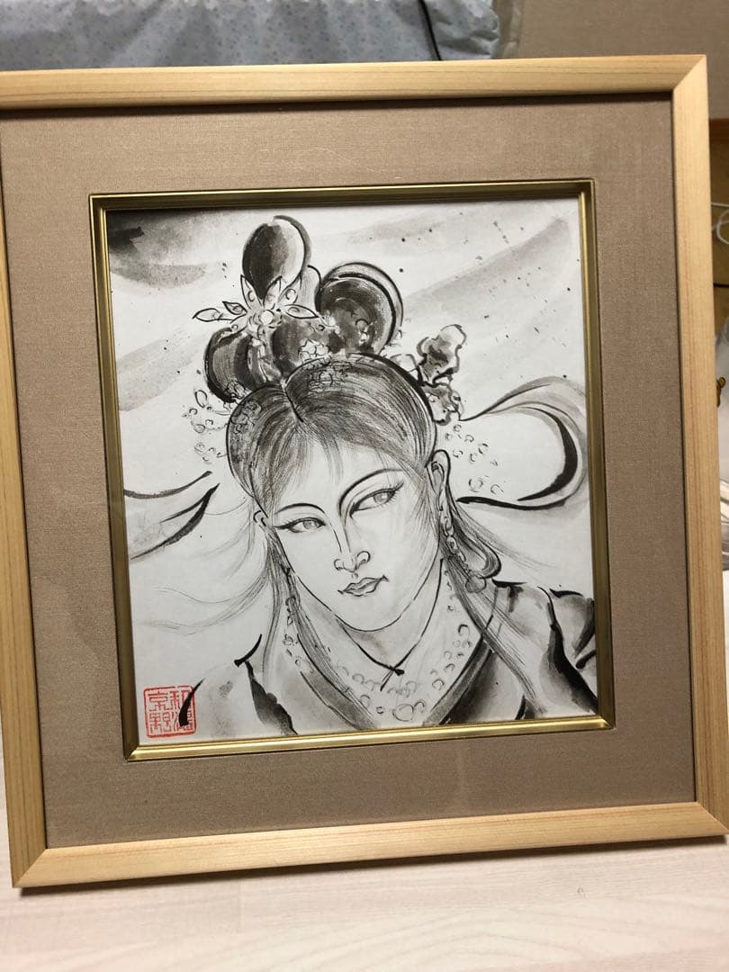 ねぶた 水墨画