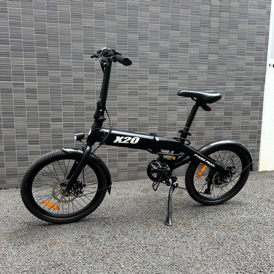 PYKES PEAK 電動アシスト自転車 X20 20インチ　ブラック