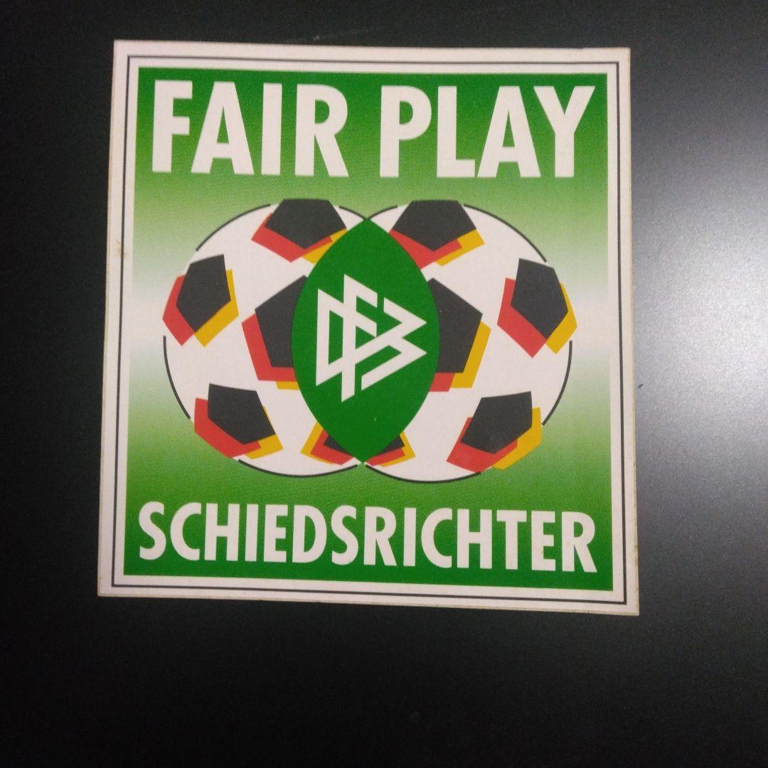 ドイツサッカー連盟　DFB、フェアプレイ ステッカー 2枚セット