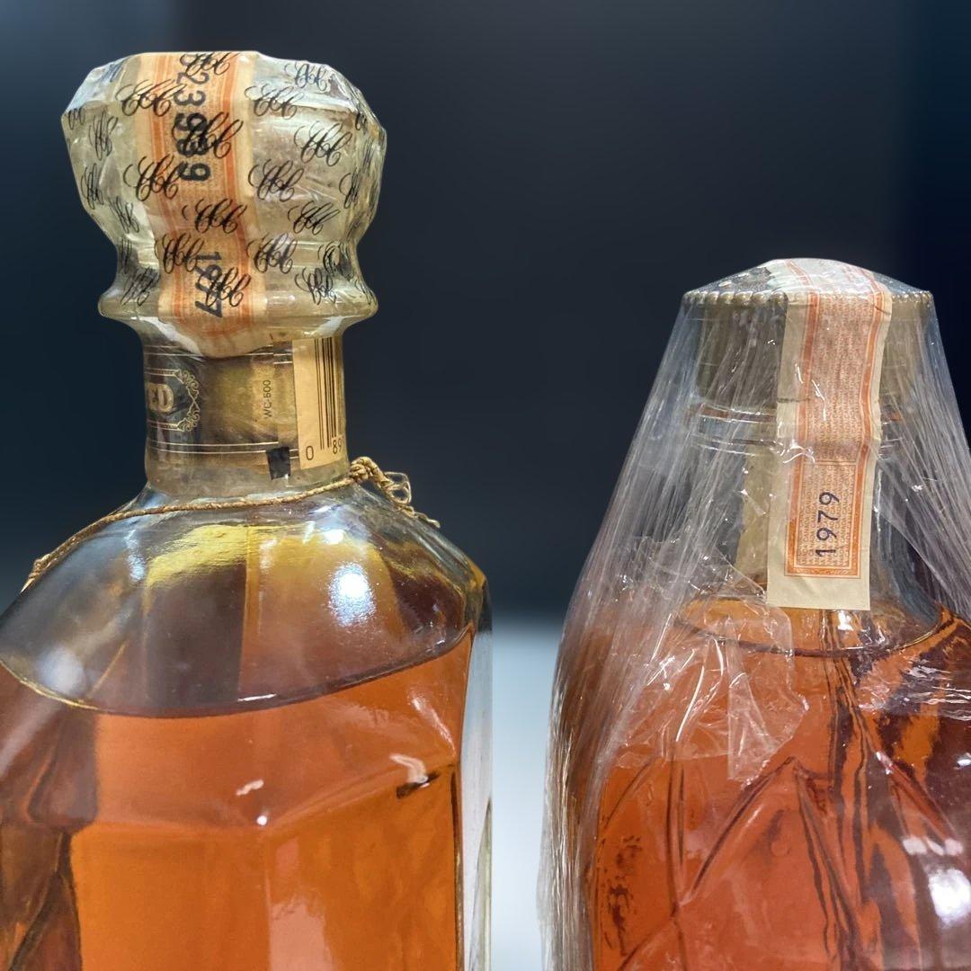 古酒　ウイスキー　クラウンロイヤル&　カナディアンクラブ12年