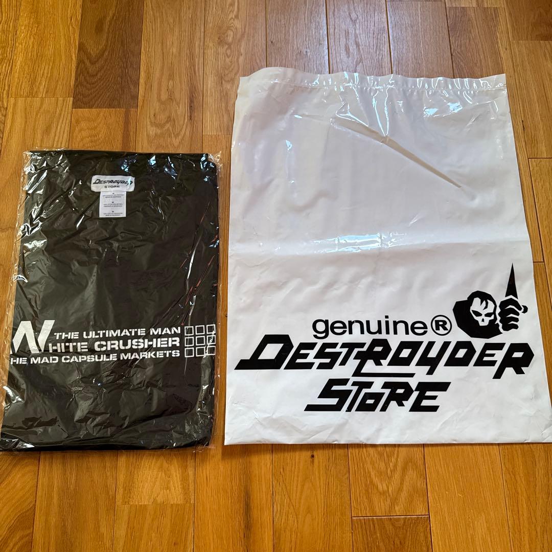マッドカプセルマーケッツ限定Tシャツ黒Mホワイトクラッシャー