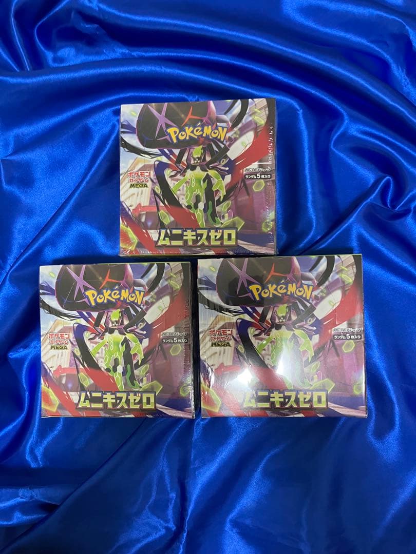 ポケモンカードゲーム ムニキスゼロ 3BOXシュリンク付き新品