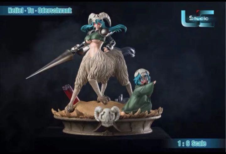 BLEACH 黒衣少年図 ネリエル 1/6ガレージキット ガレキ スタチュー⑨