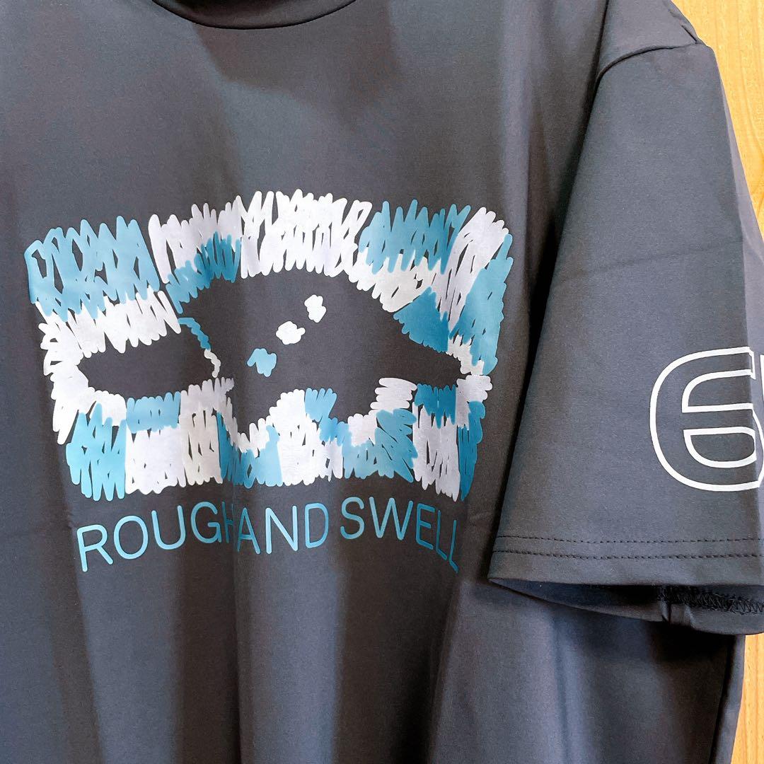 rough&swell ラフアンドスウェル 半袖ポロシャツ モックネック XL