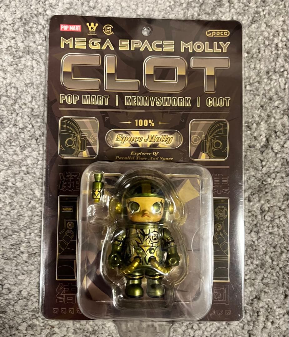 その他 POPMART MEGA SPACE MOLLY 100% CLOT-Olive