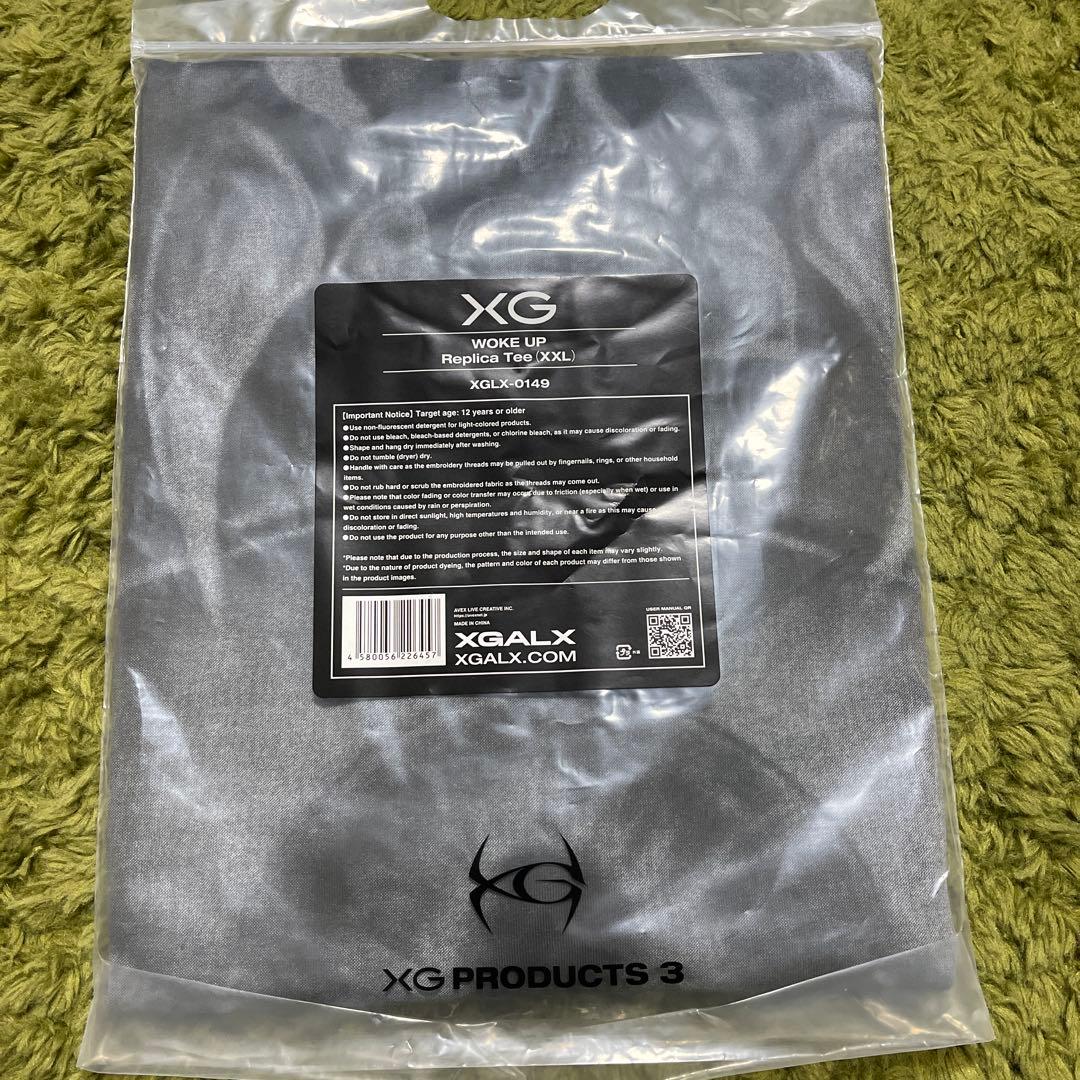 XG WOKE UP Replica Tシャツ グレー　XXL