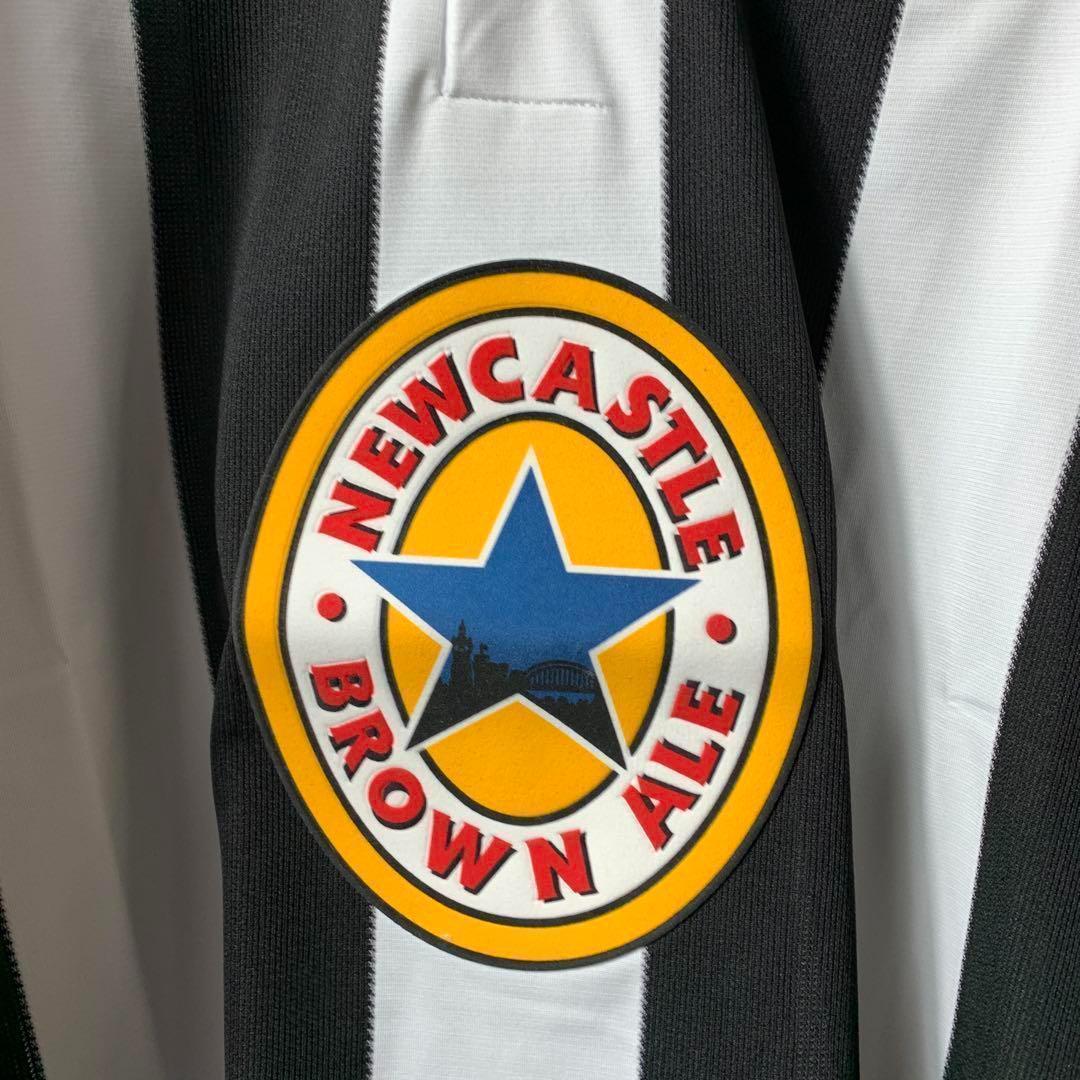 【★ニューカッスル】 アディダス サッカー 95年 レトロ ユニフォーム 2XL