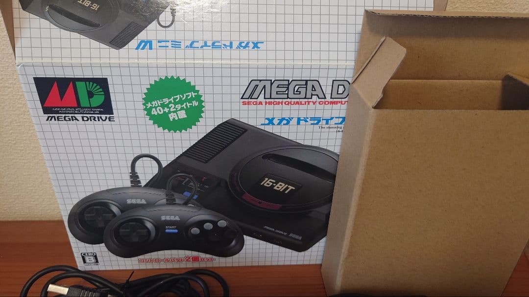 ［レトロ］［希少品］SEGA メガドライブ ミニW　開封品