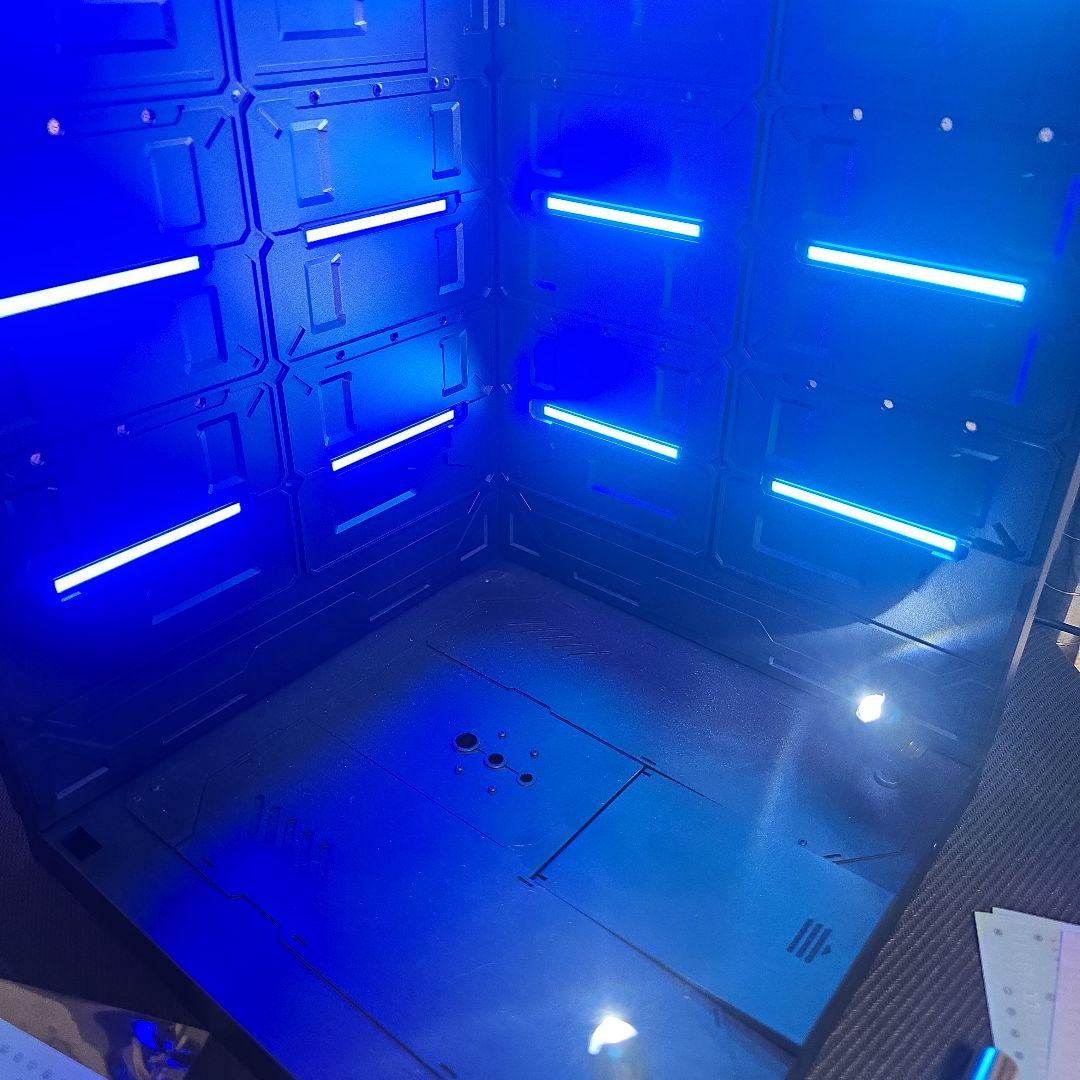 フリーダムVer2.0　∞ジャスティス1/100 完成品　　LED10色スタンド