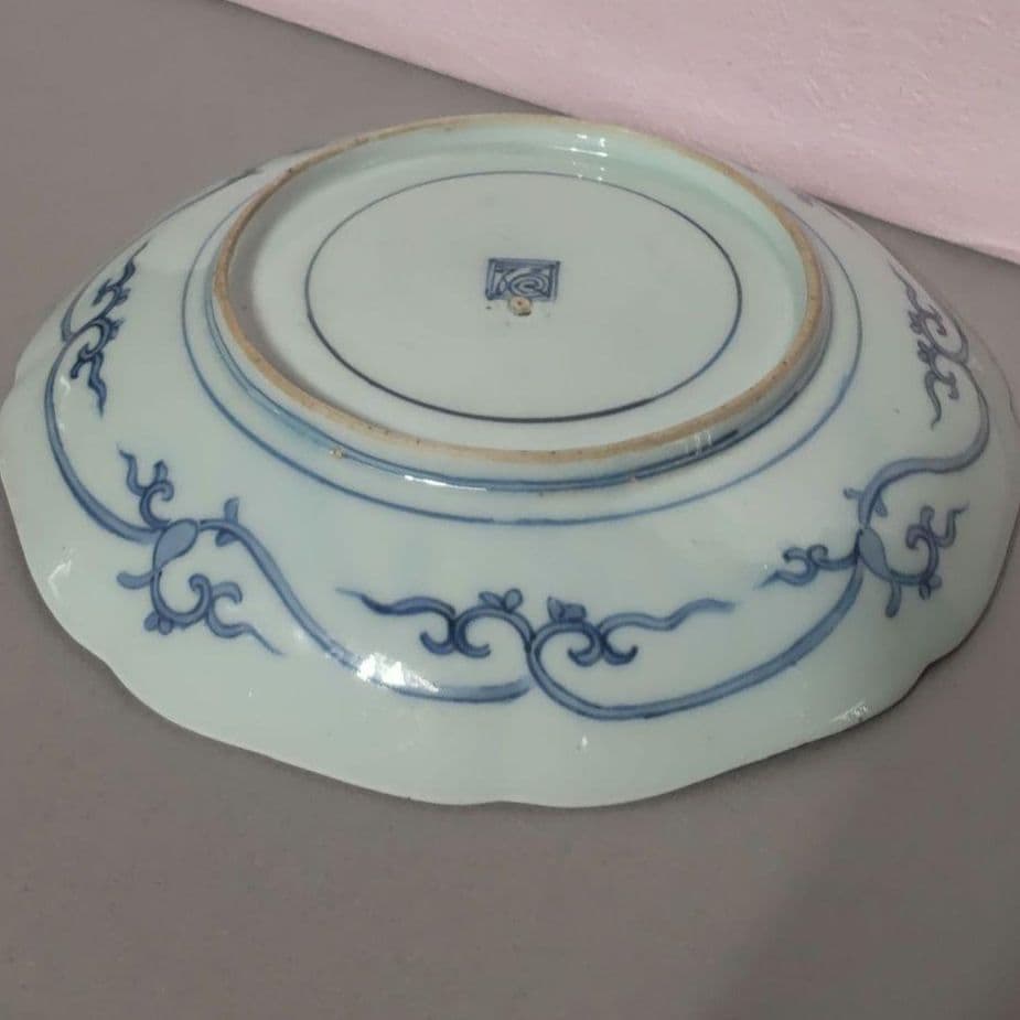 77*2陶芸 古伊万里小皿 有田焼 柿右衛門 骨董