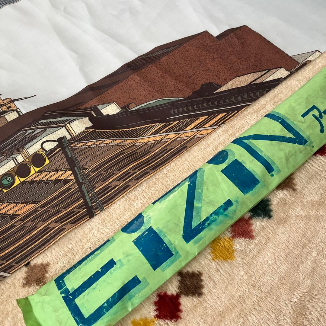 【新品 希少】FIZIN SUZUI 鈴木英人 アート スクリーン 当時モノ