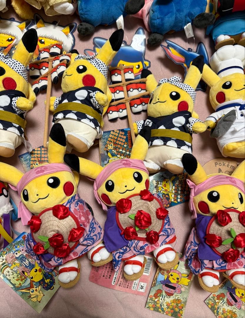 ピカチュウ ぬいぐるみ セット 和風衣装