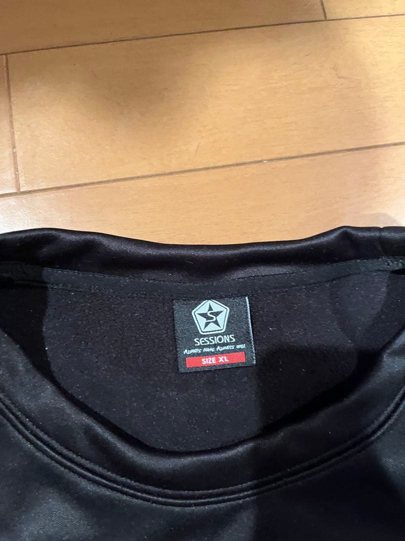 SESSIONS スノーウェア上下セットXL 黒
