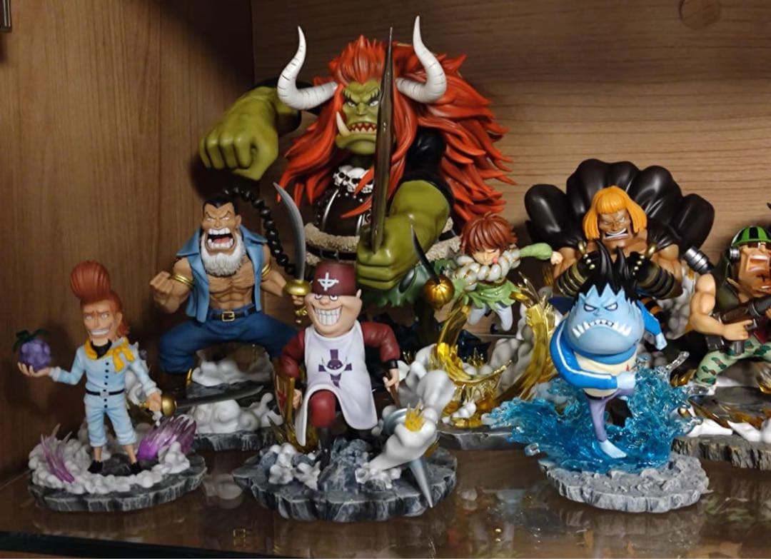 ONE PIECE 白ひげ海賊団 18体 ガレージキット ガレキ スタチュー①